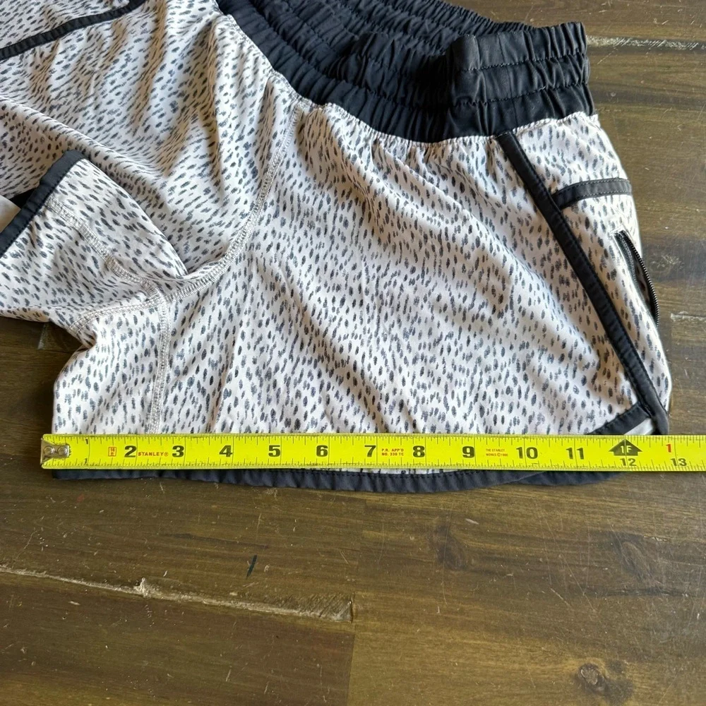 Lululemon Run Speed Leopard Print Shorts